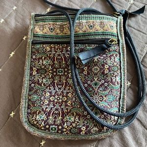 Multi colored Cross body with adjustable strap